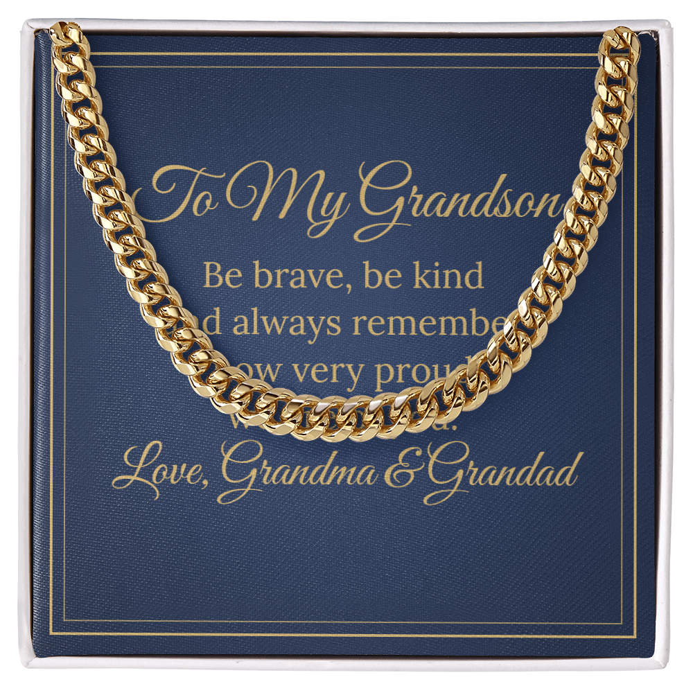 Cuban Link Chain – To My Grandson