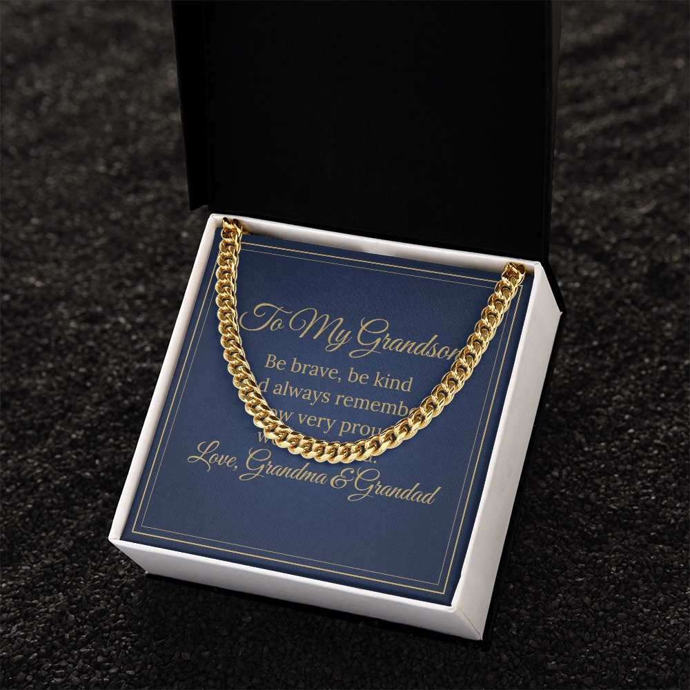 Cuban Link Chain – To My Grandson