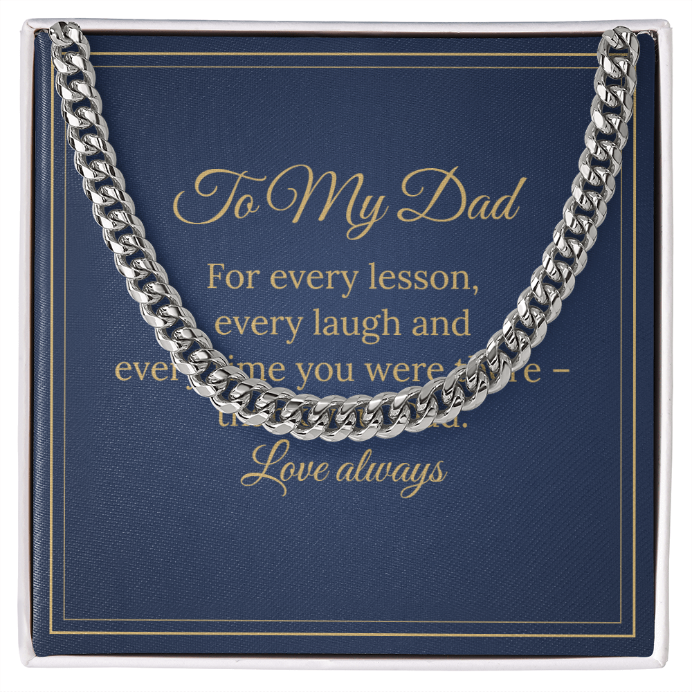 Cuban Link Chain – To My Dad