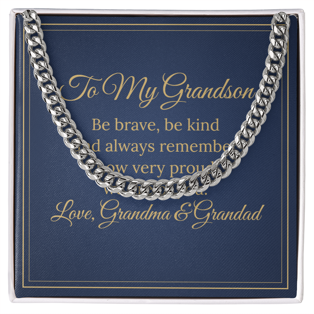 Cuban Link Chain – To My Grandson