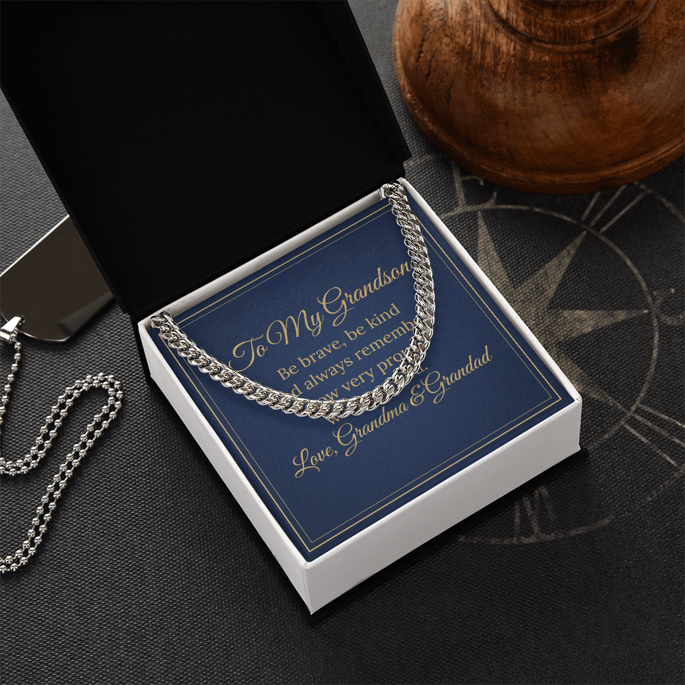 Cuban Link Chain – To My Grandson