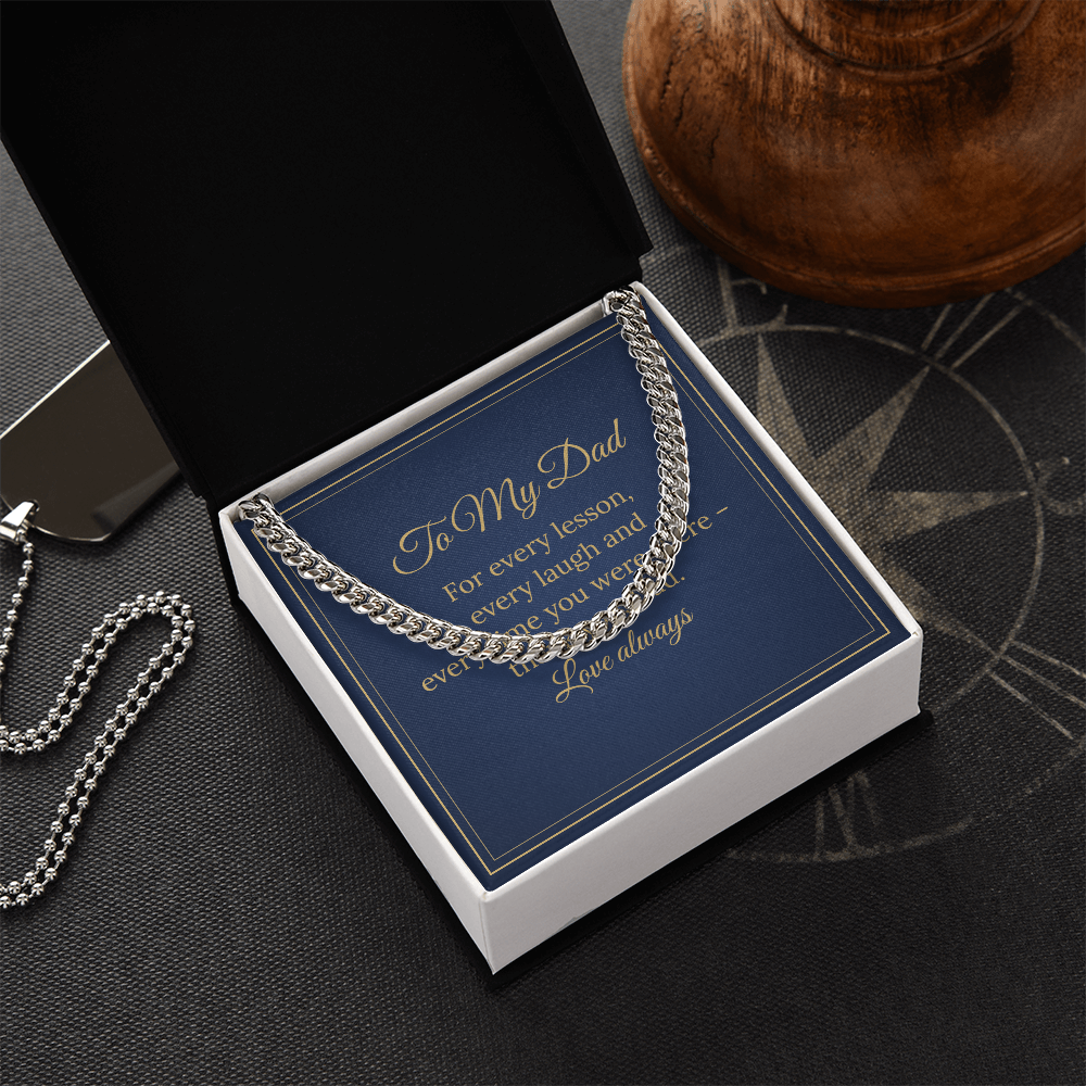 Cuban Link Chain – To My Dad