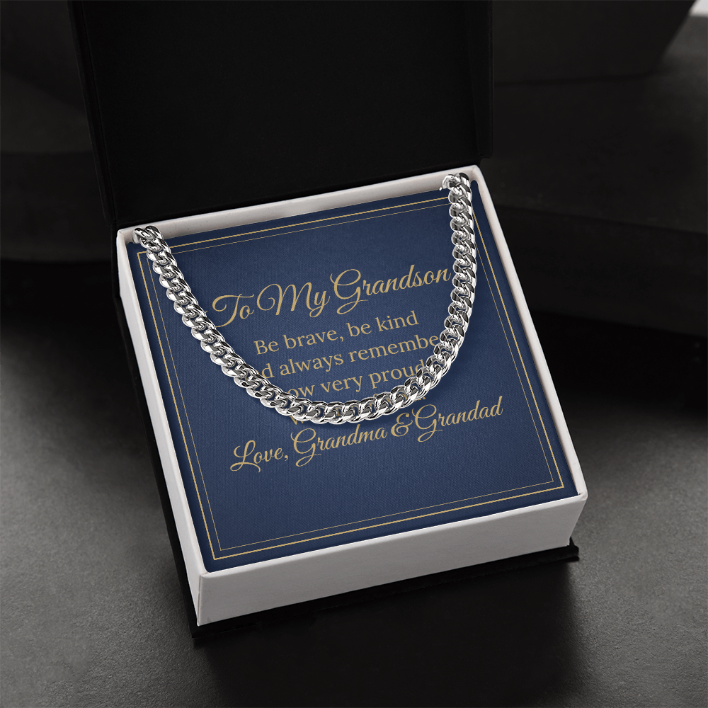 Cuban Link Chain – To My Grandson