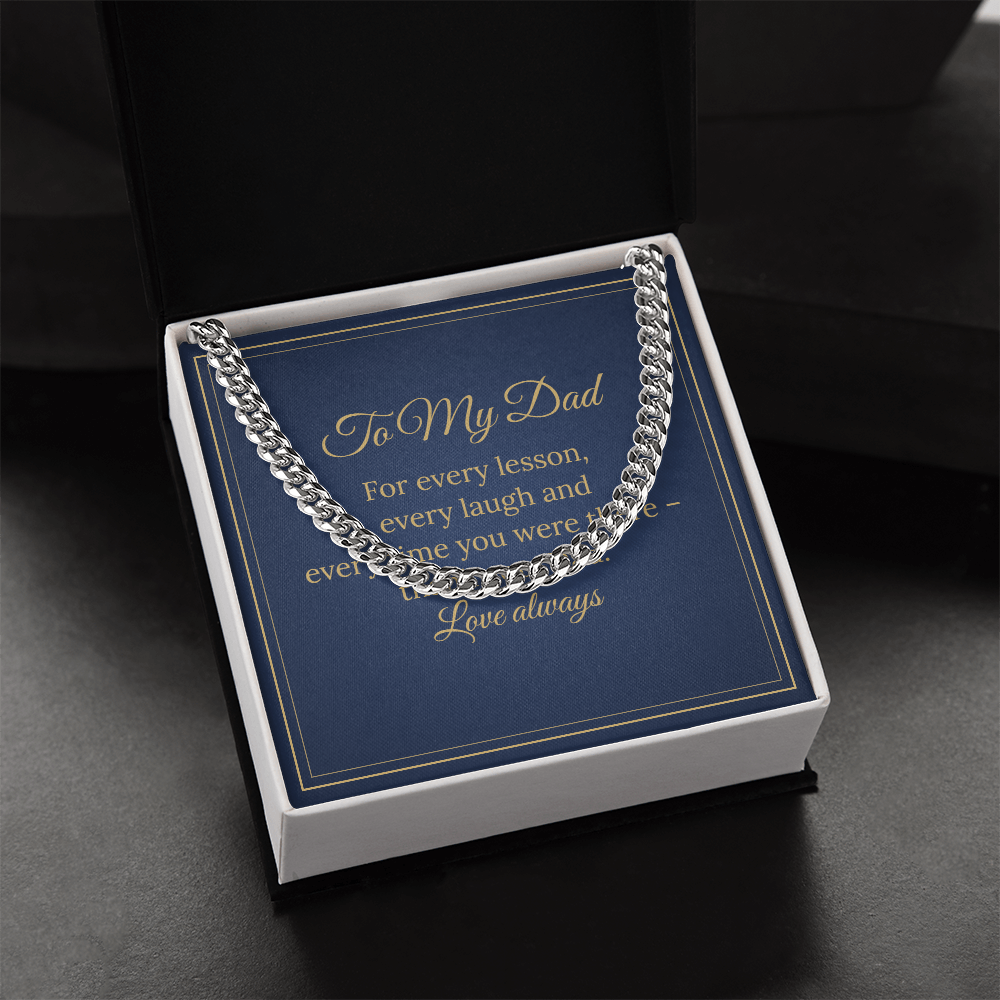 Cuban Link Chain – To My Dad