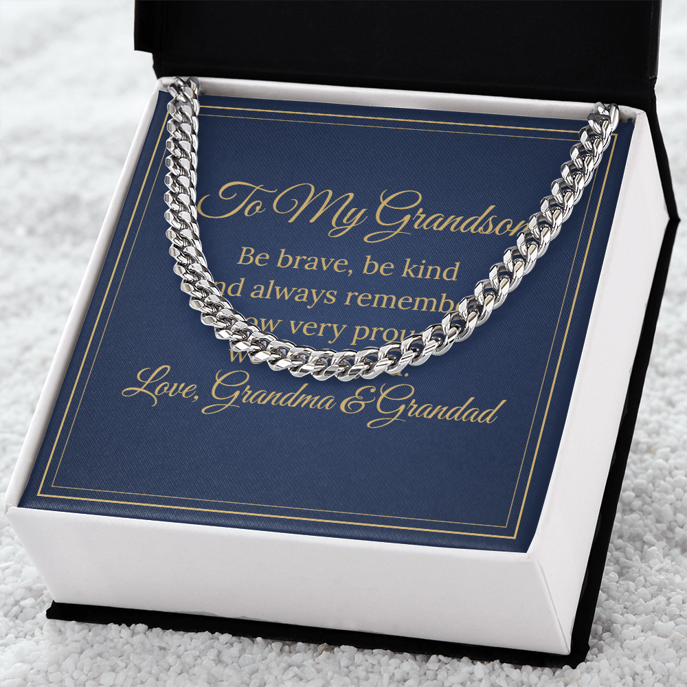 Cuban Link Chain – To My Grandson