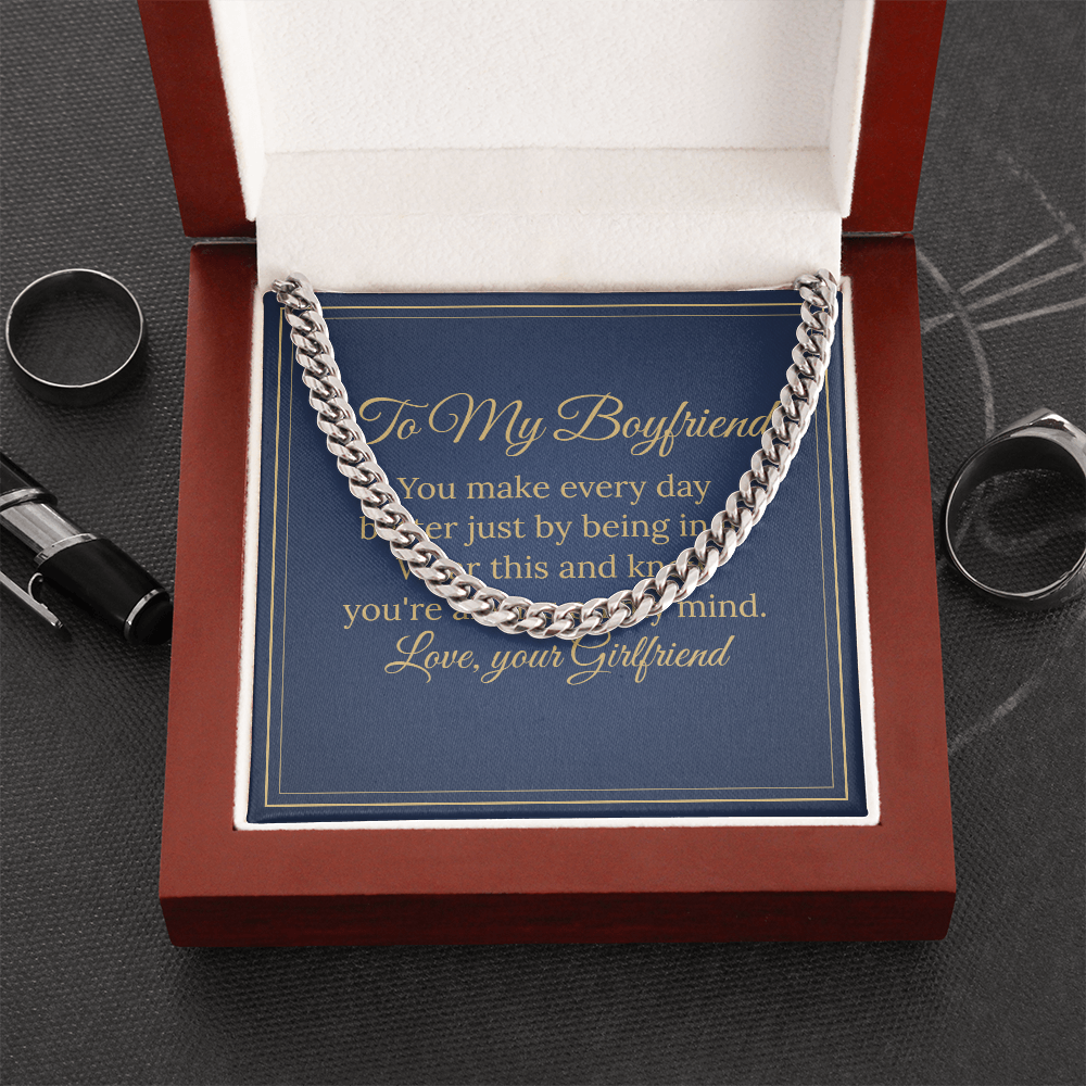 Cuban Link Chain – To My Boyfriend