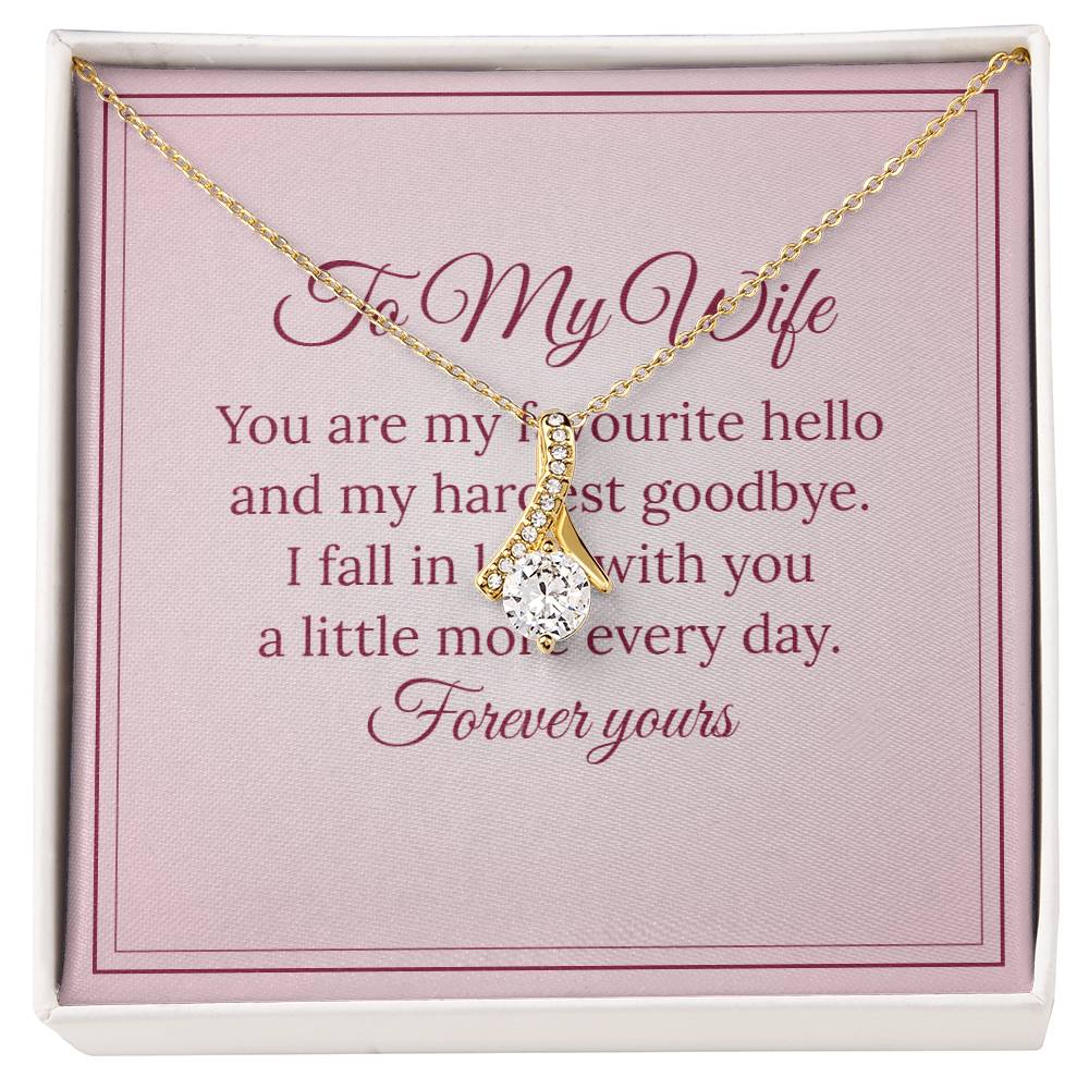 Alluring Beauty Necklace – To My Wife, Forever Yours