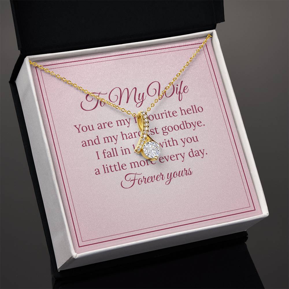 Alluring Beauty Necklace – To My Wife, Forever Yours