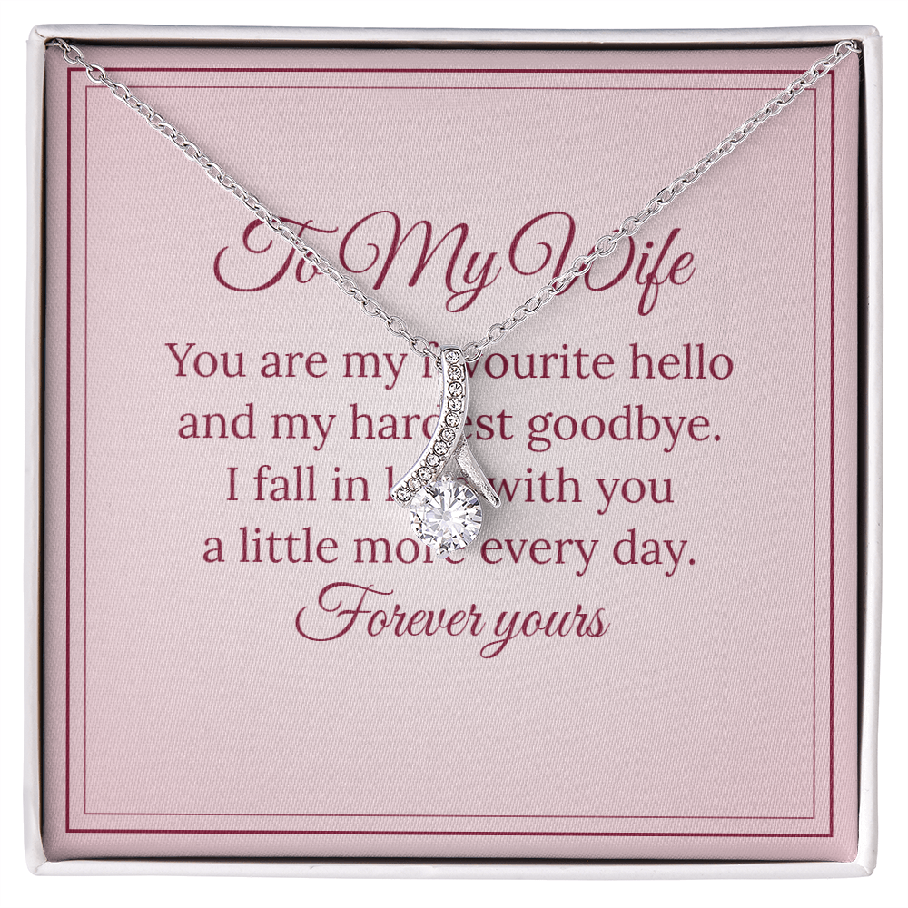 Alluring Beauty Necklace – To My Wife, Forever Yours