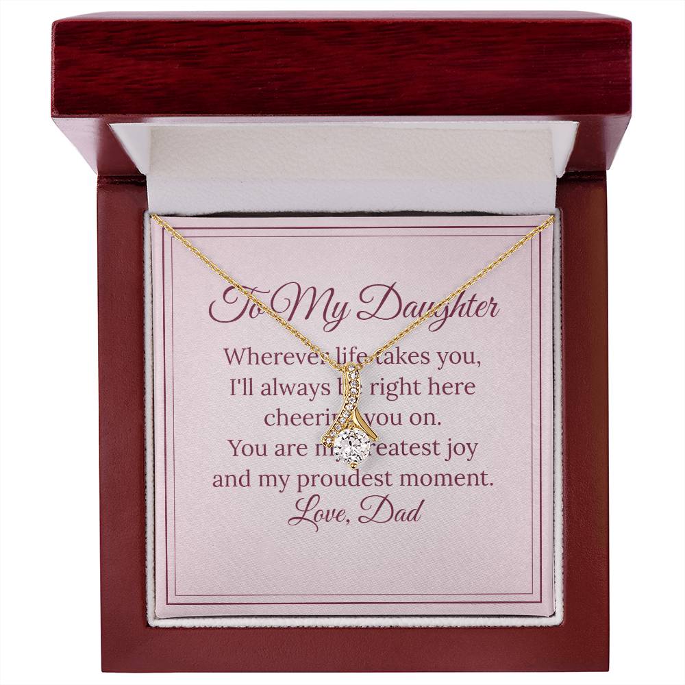 Alluring Beauty Necklace – To My Daughter, Love Dad