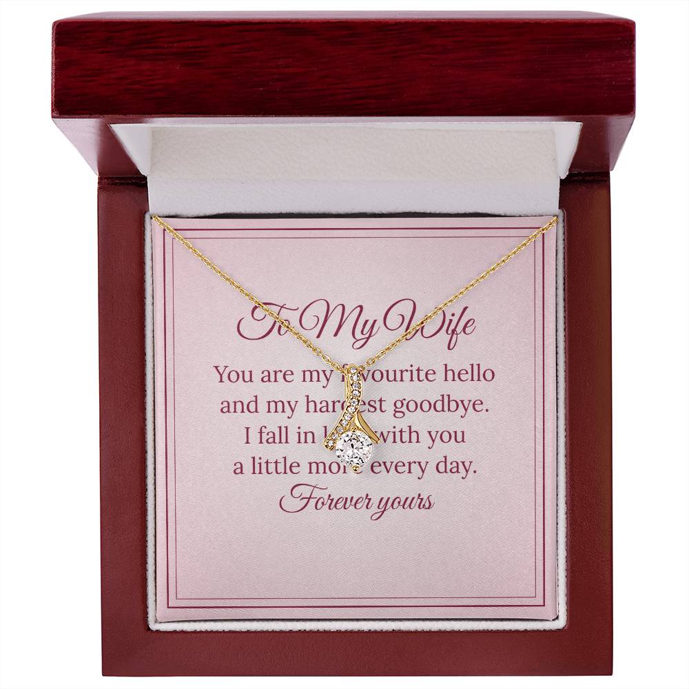 Alluring Beauty Necklace – To My Wife, Forever Yours