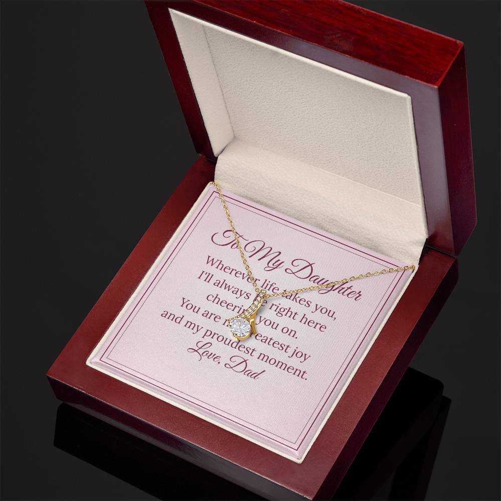 Alluring Beauty Necklace – To My Daughter, Love Dad
