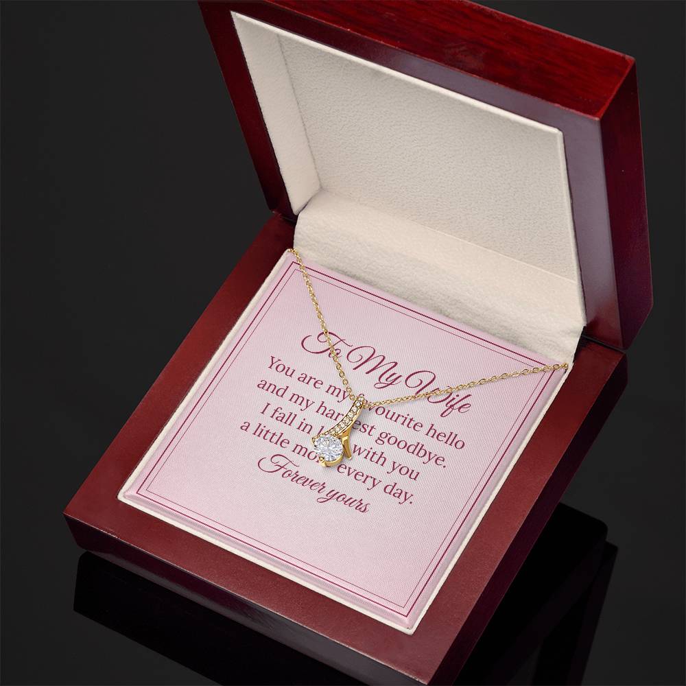 Alluring Beauty Necklace – To My Wife, Forever Yours