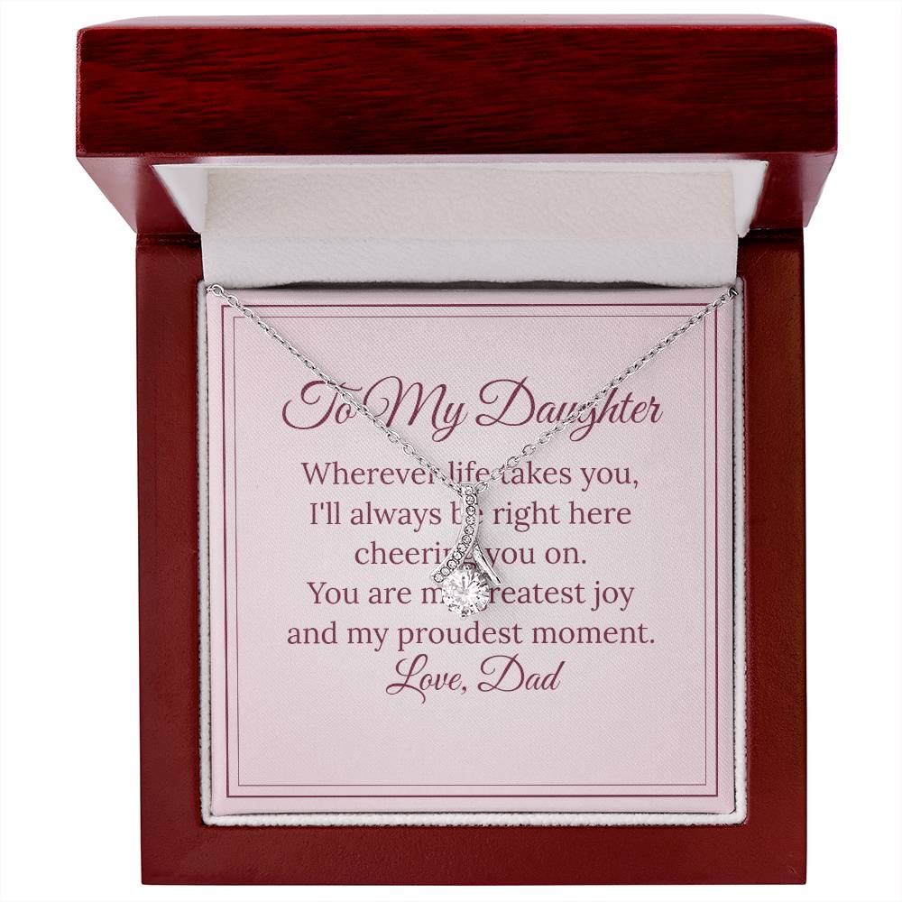 Alluring Beauty Necklace – To My Daughter, Love Dad