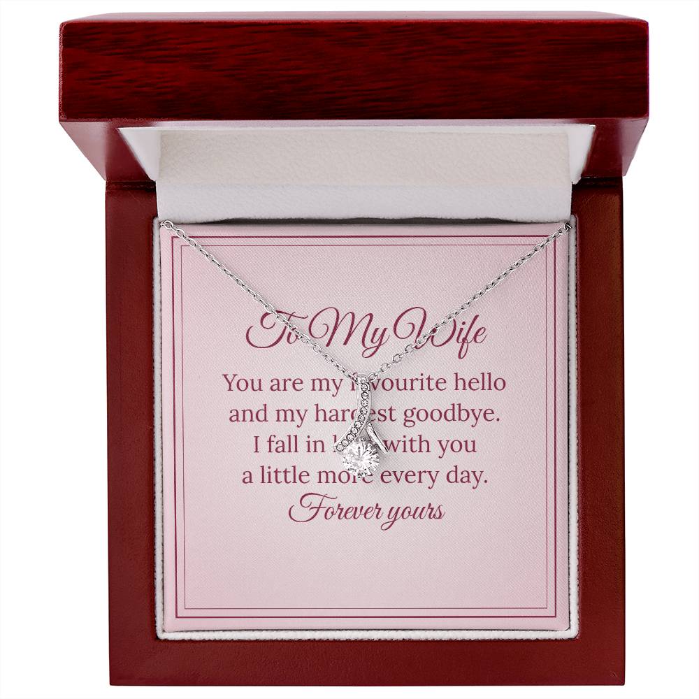 Alluring Beauty Necklace – To My Wife, Forever Yours