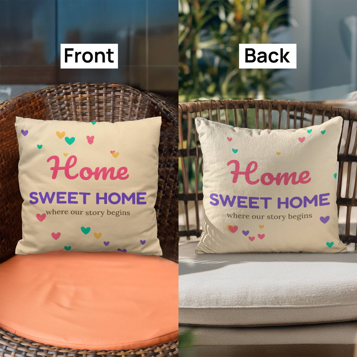 Home Sweet Home – Cushion with Insert