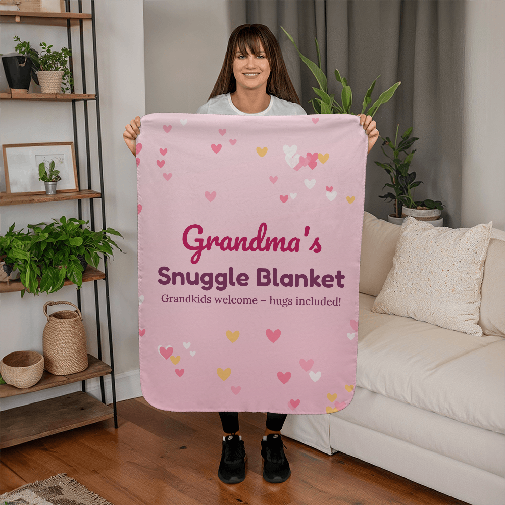 Grandma's Snuggle Blanket – Sherpa Fleece