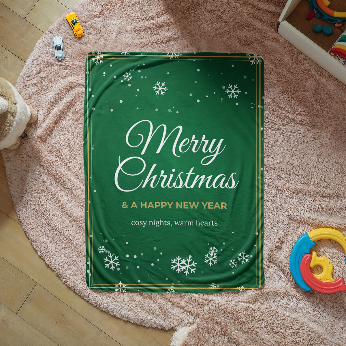 Merry Christmas – Sherpa Fleece Blanket