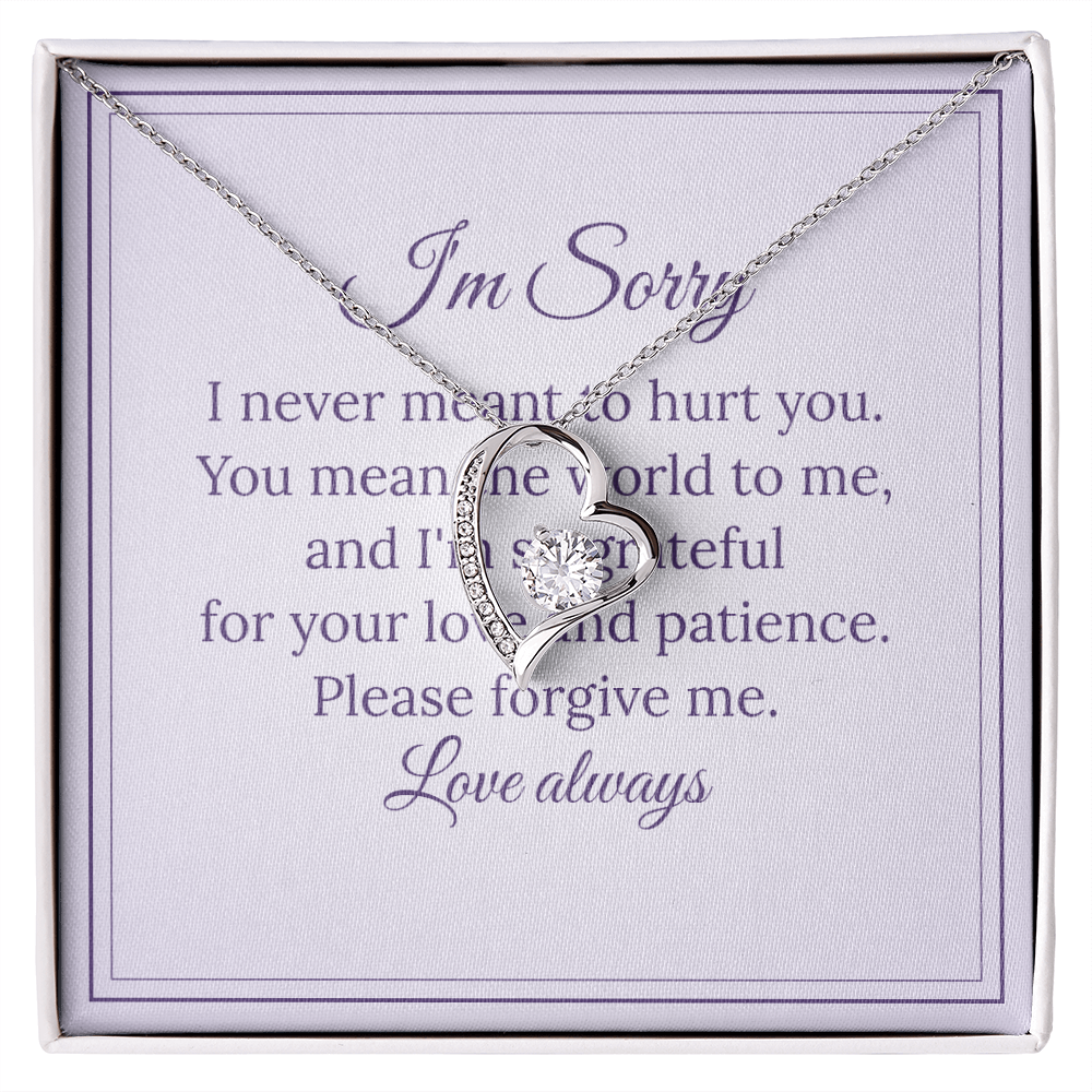 Forever Love Necklace – I'm Sorry