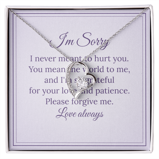 Forever Love Necklace – I'm Sorry