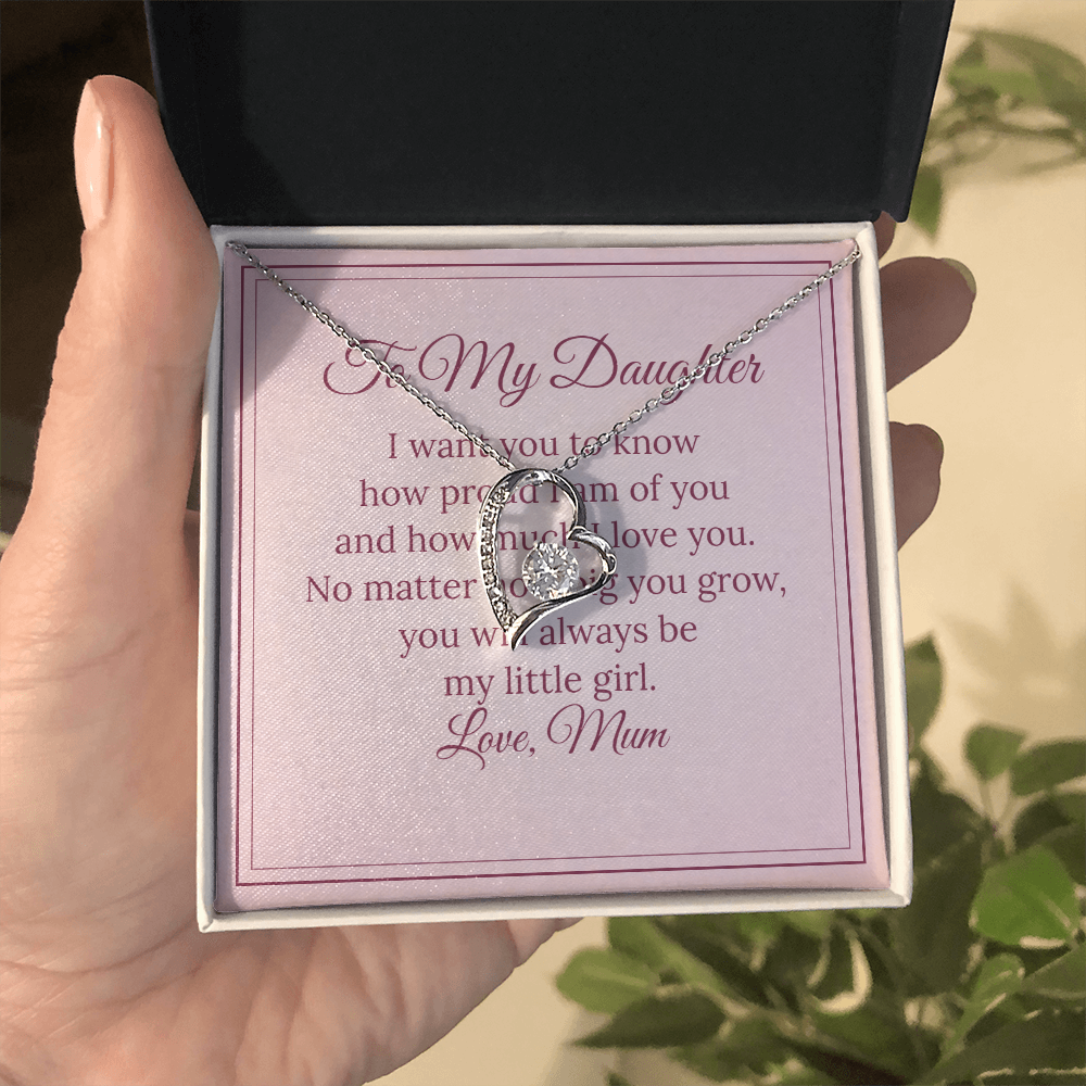 Forever Love Necklace – To My Daughter, Love Mum
