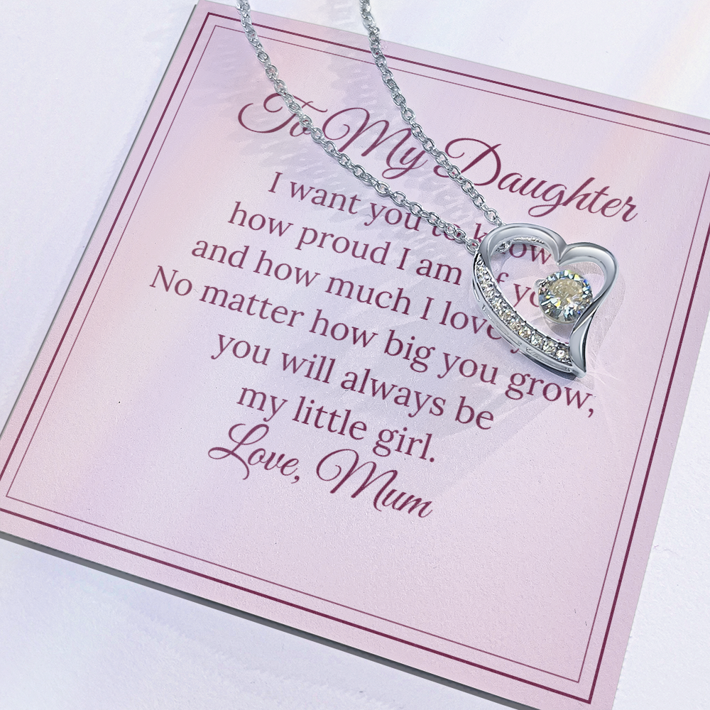 Forever Love Necklace – To My Daughter, Love Mum