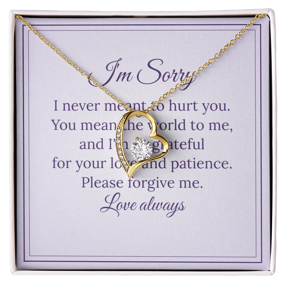 Forever Love Necklace – I'm Sorry