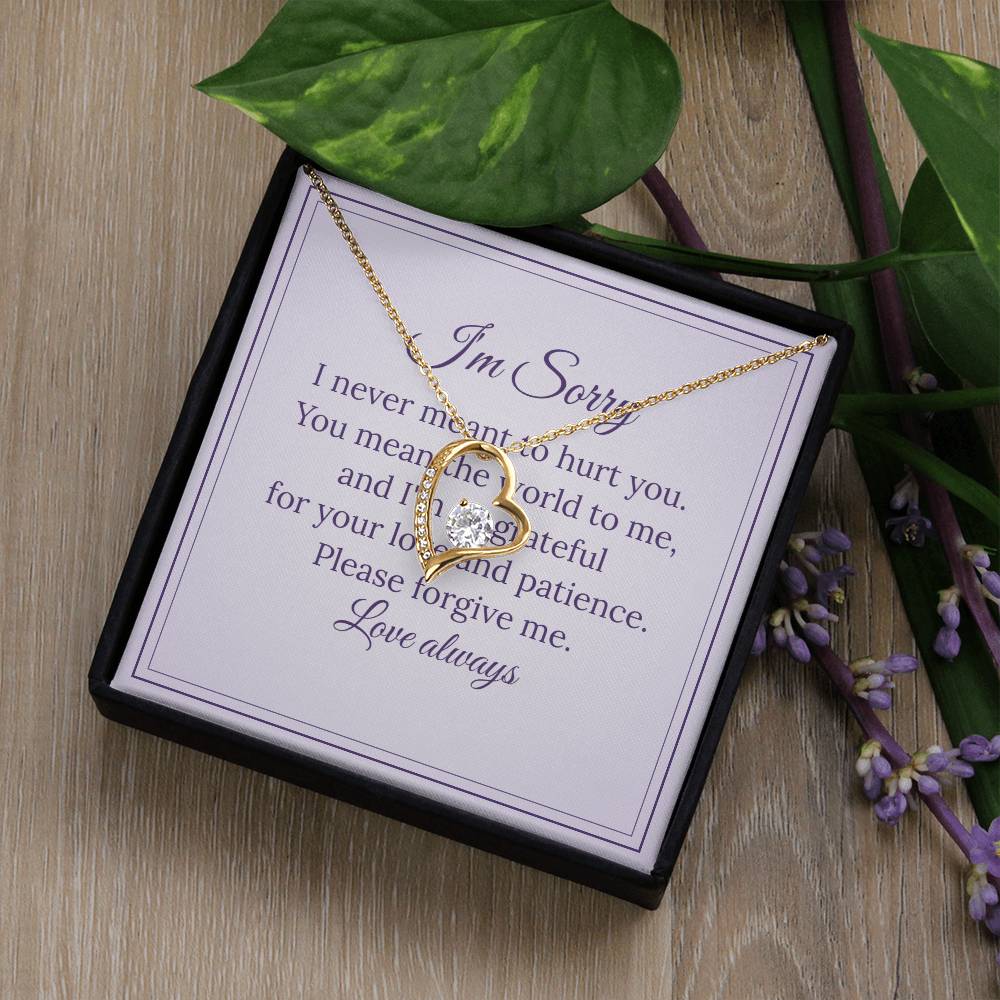 Forever Love Necklace – I'm Sorry