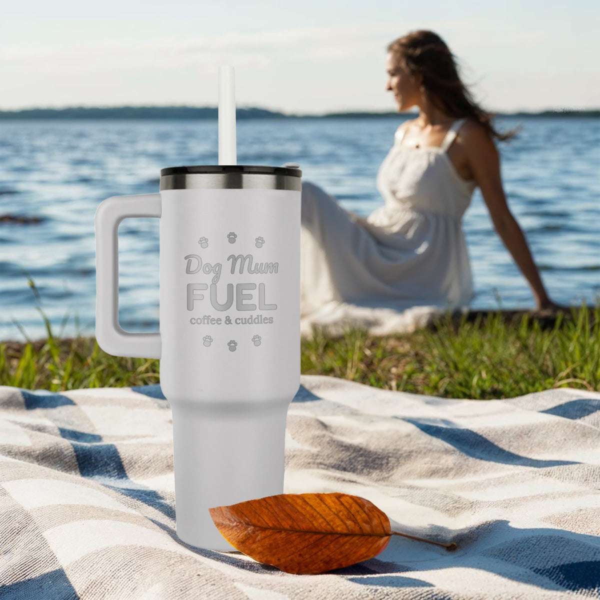 Dog Mum Fuel – Engraved 40oz Tumbler