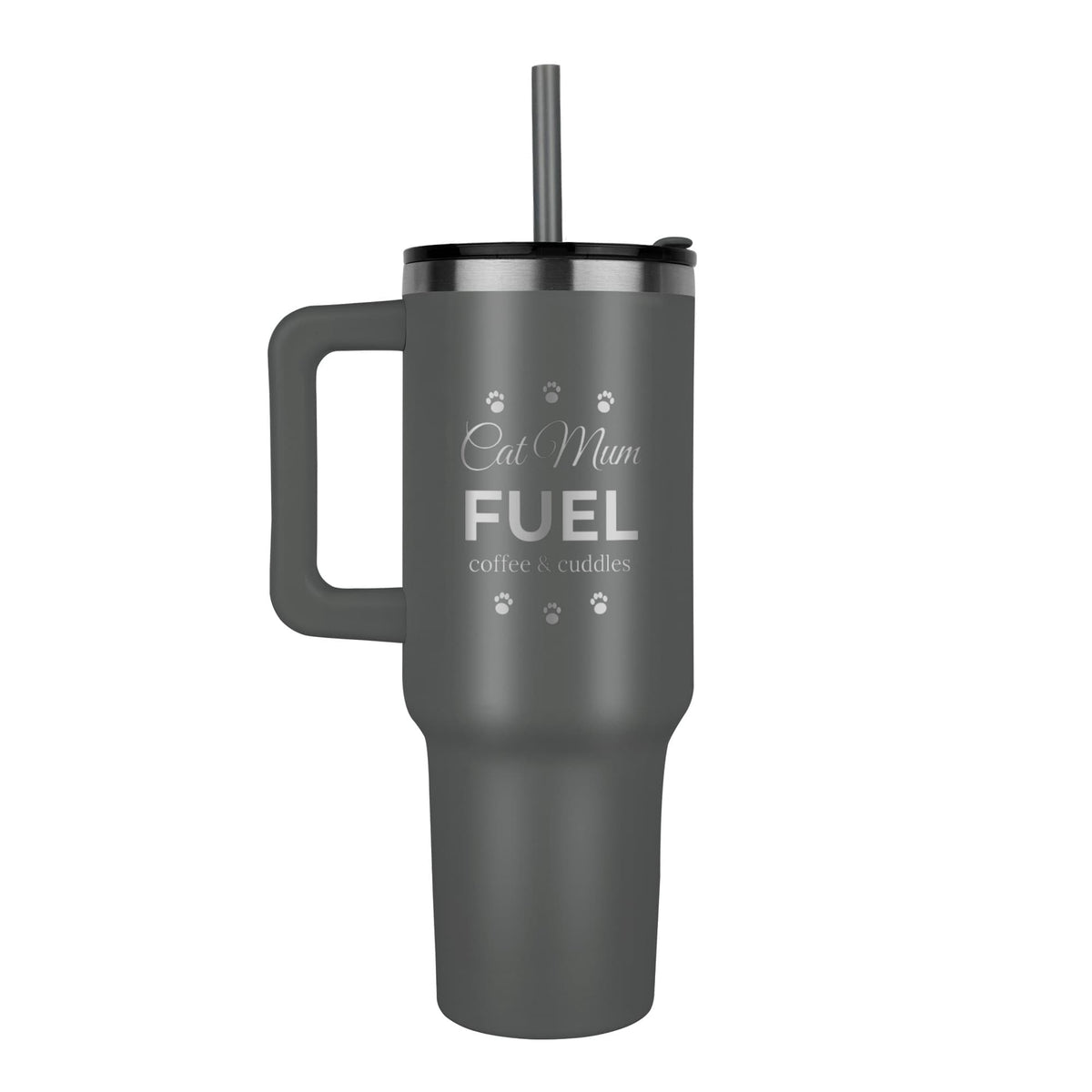 Cat Mum Fuel – Engraved 40oz Tumbler