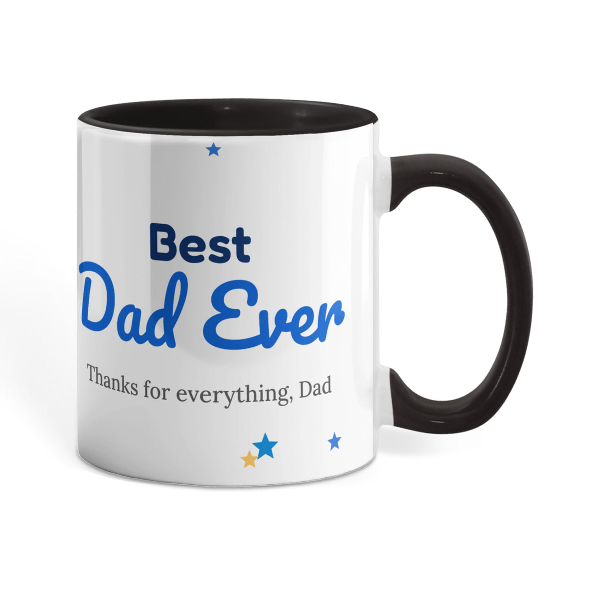 Best Dad Ever – Colour Accent Mug