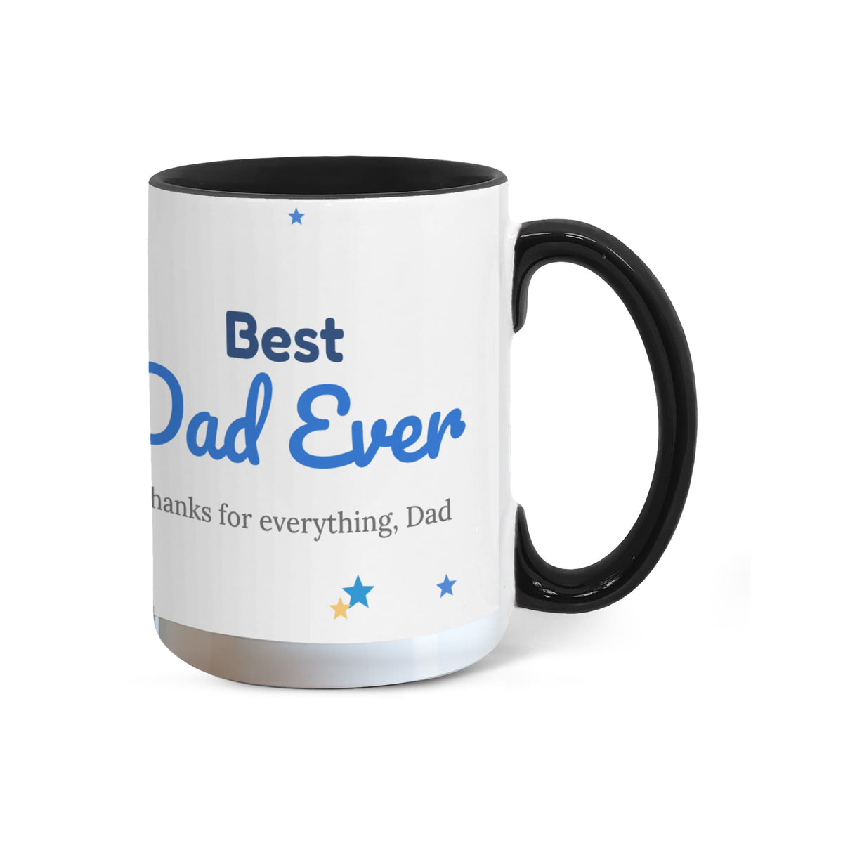 Best Dad Ever – Colour Accent Mug