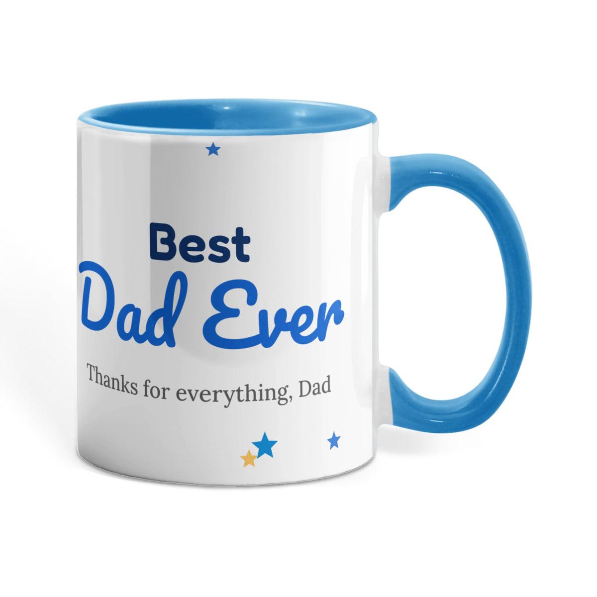 Best Dad Ever – Colour Accent Mug