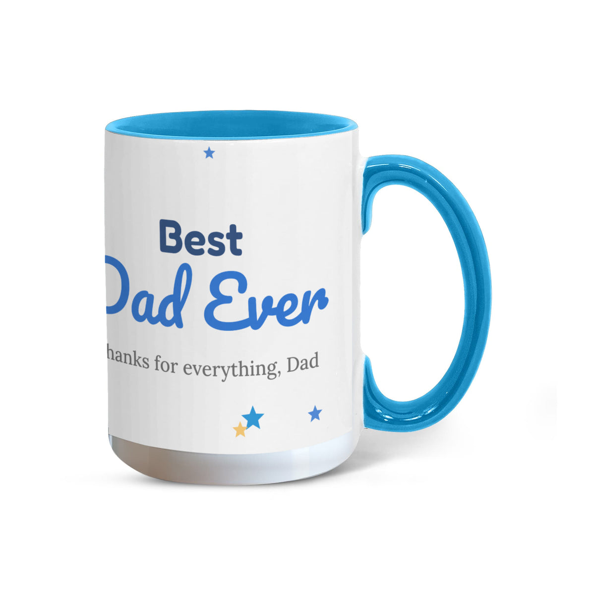 Best Dad Ever – Colour Accent Mug