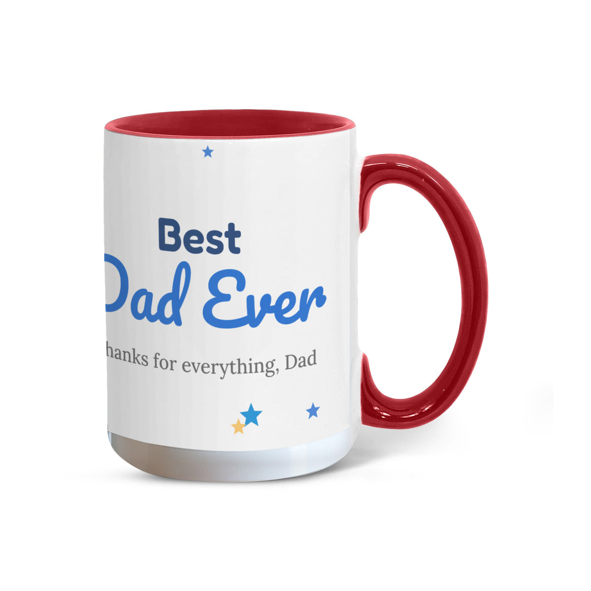 Best Dad Ever – Colour Accent Mug