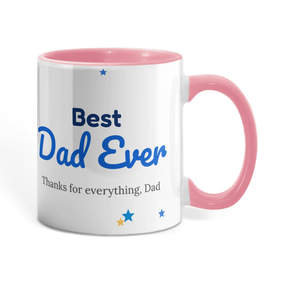Best Dad Ever – Colour Accent Mug
