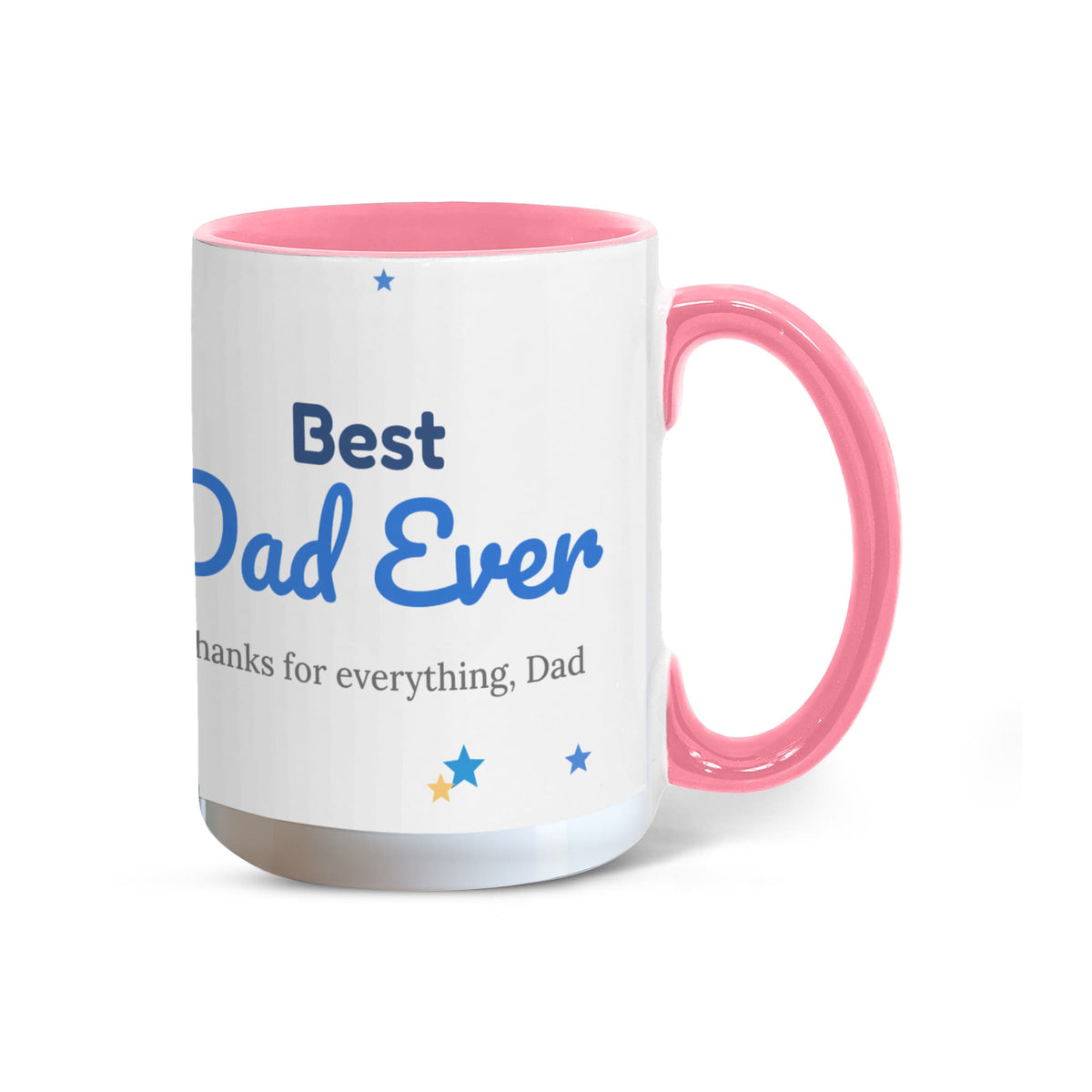 Best Dad Ever – Colour Accent Mug