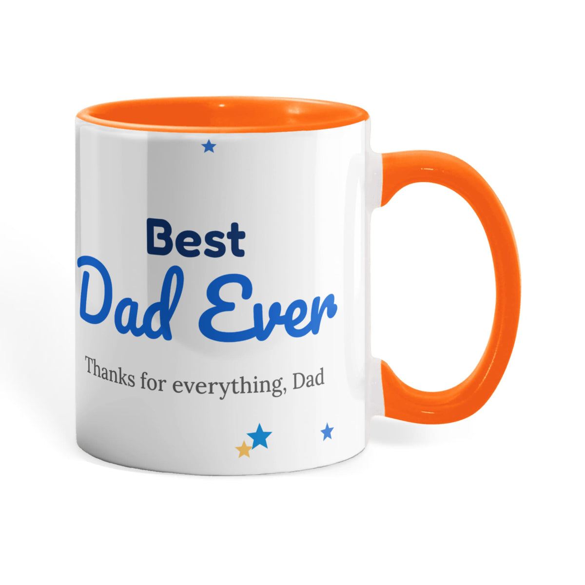 Best Dad Ever – Colour Accent Mug