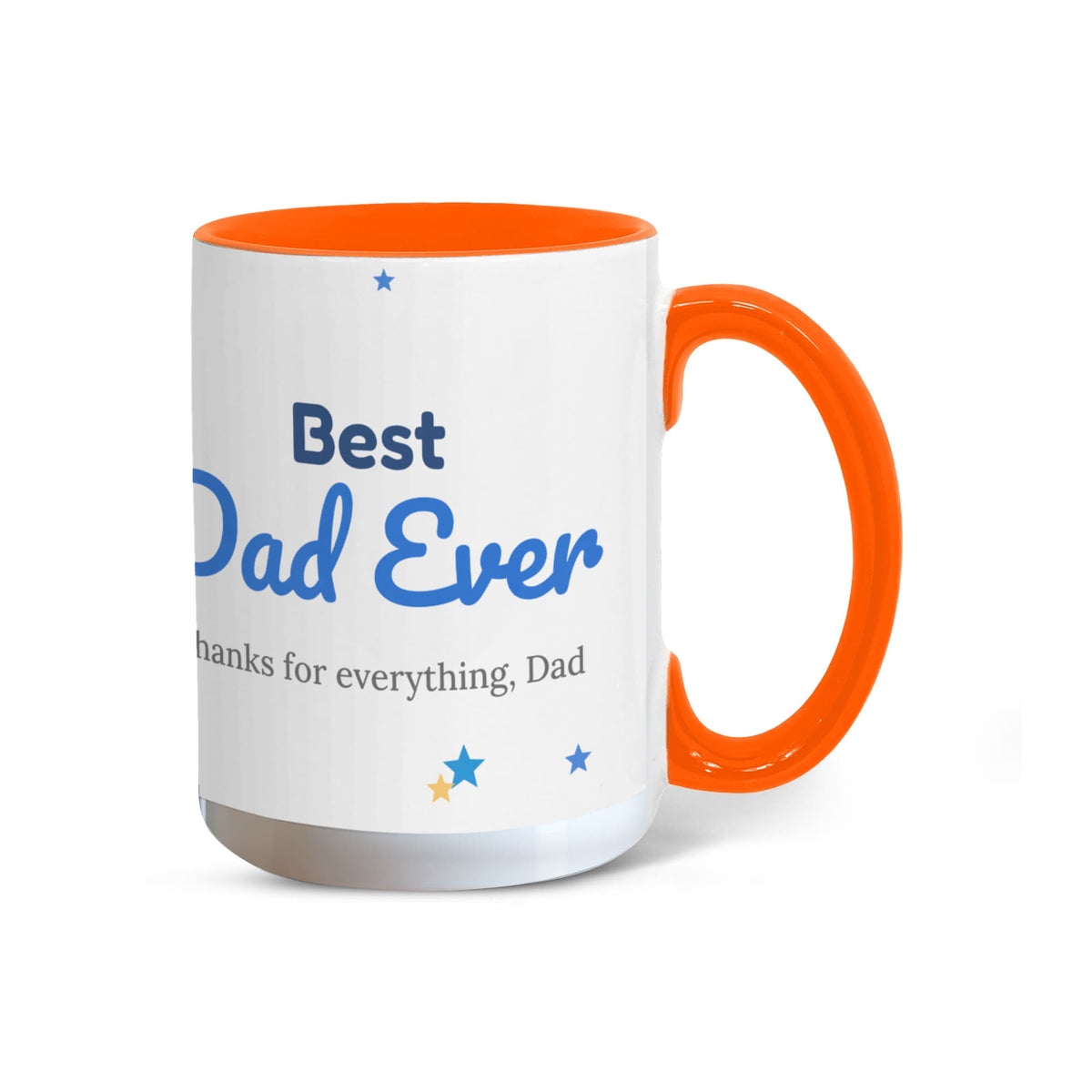 Best Dad Ever – Colour Accent Mug
