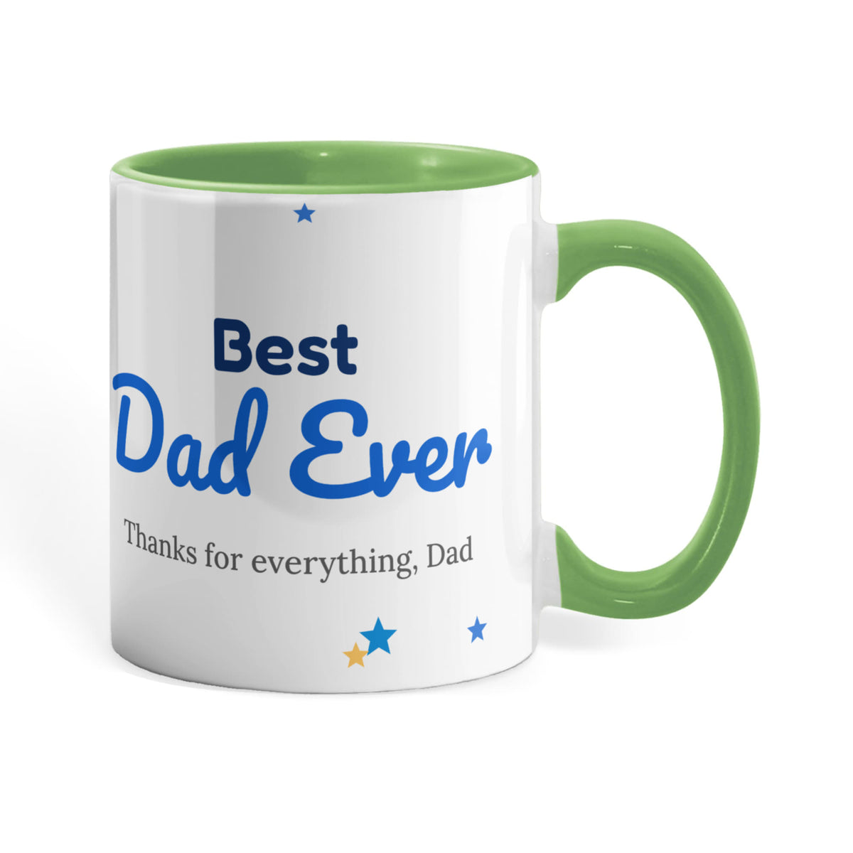 Best Dad Ever – Colour Accent Mug