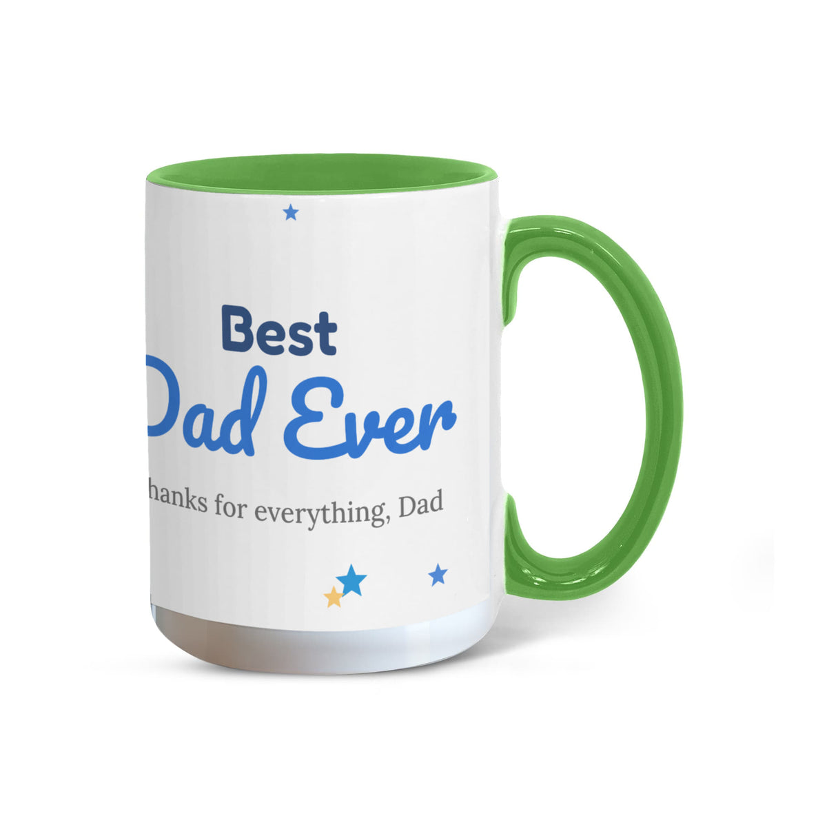 Best Dad Ever – Colour Accent Mug