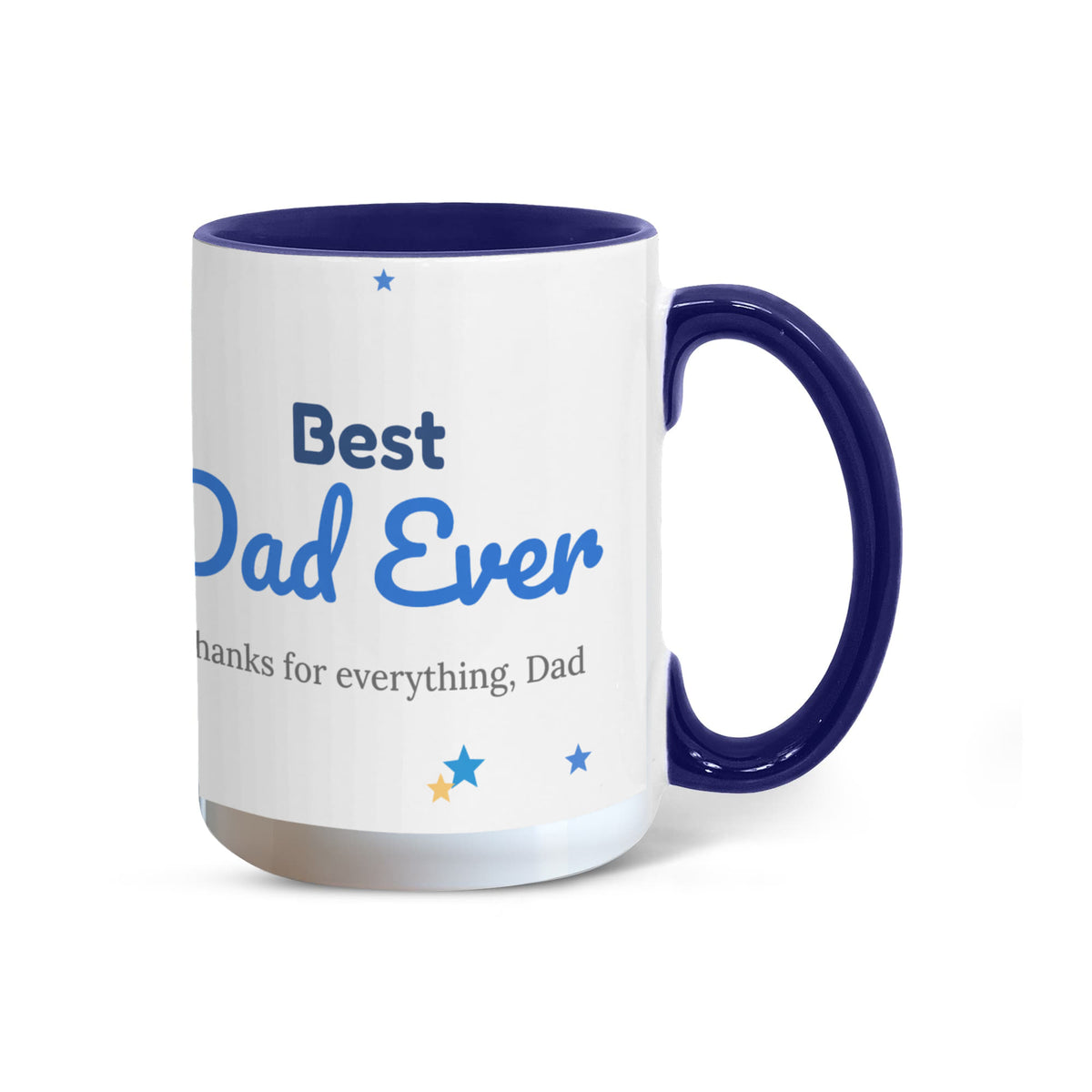 Best Dad Ever – Colour Accent Mug