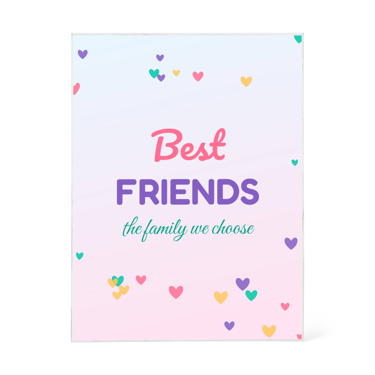 Best Friends – Printed Acrylic Block