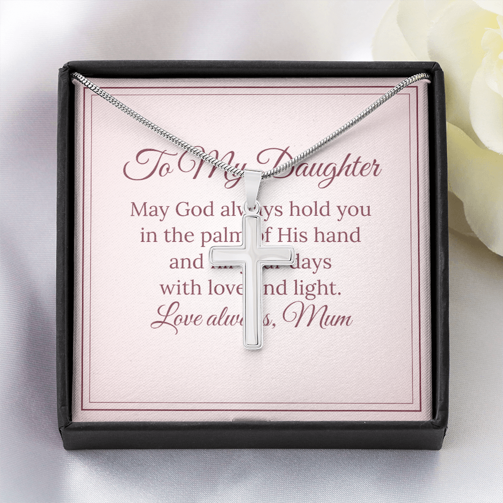 Cross Necklace – To My Daughter