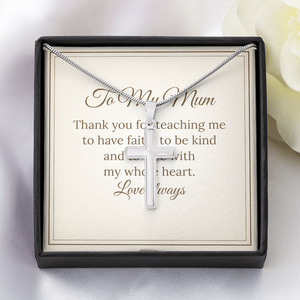 Cross Necklace – To My Mum