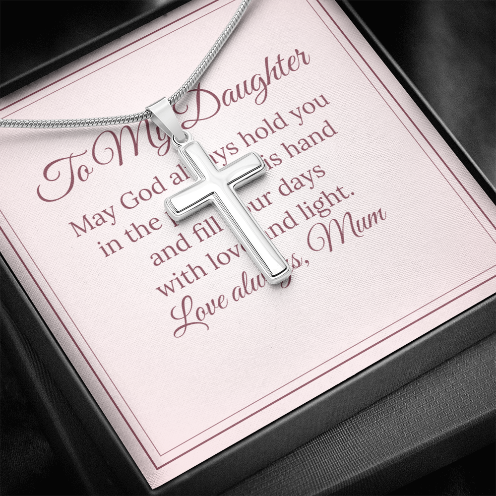 Cross Necklace – To My Daughter