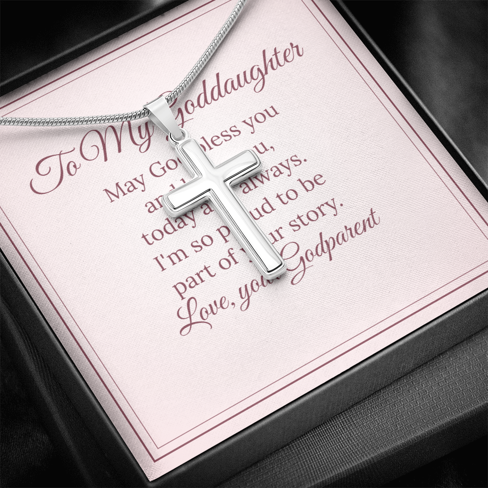 Cross Necklace – To My Goddaughter