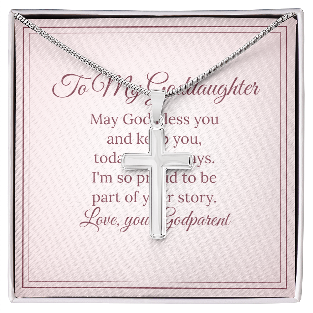 Cross Necklace – To My Goddaughter