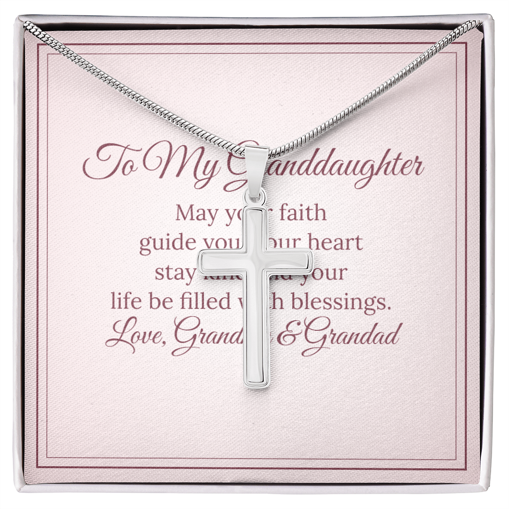 Cross Necklace – To My Granddaughter