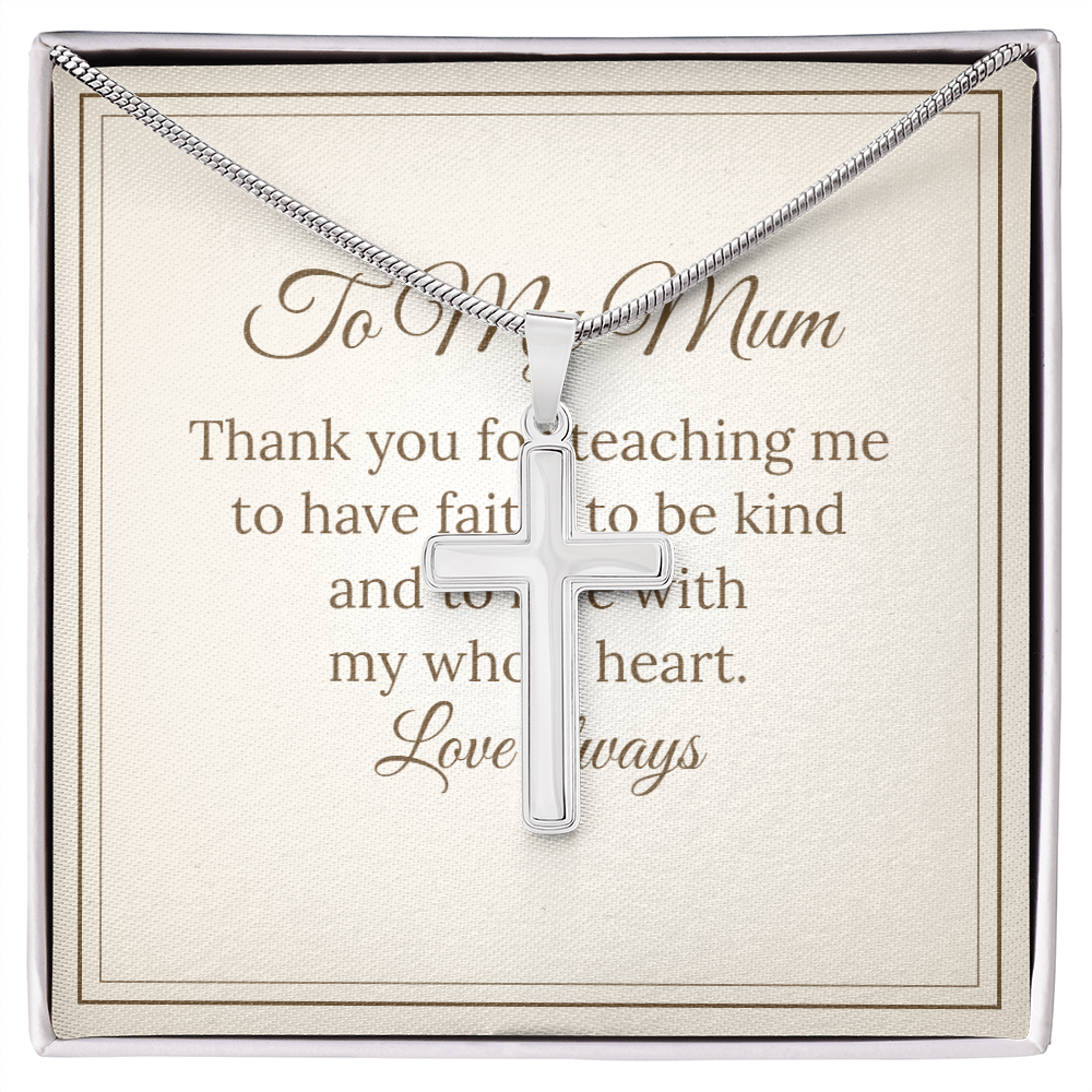 Cross Necklace – To My Mum